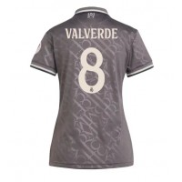 Maglie da calcio Real Madrid Federico Valverde #8 Terza Maglia Femminile 2024-25 Manica Corta